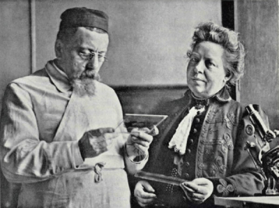 Augusta Dejerine Klumpke and her husband