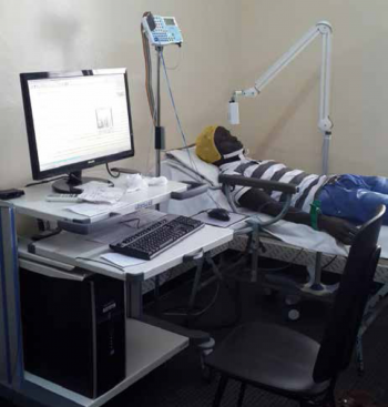 EEG room of the neurology department at Fann Teaching Hospital