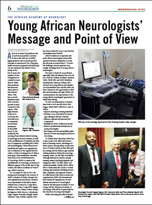 Young African Neurologists’ Message and Point of View