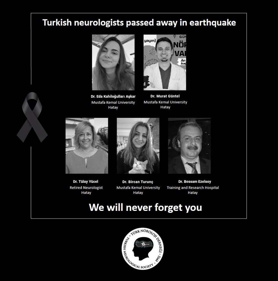 Tyurkey Earthquake Neurologists passed away