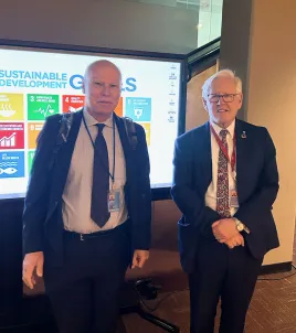 Prof. Grisold also met with His Excellency Bob Rae