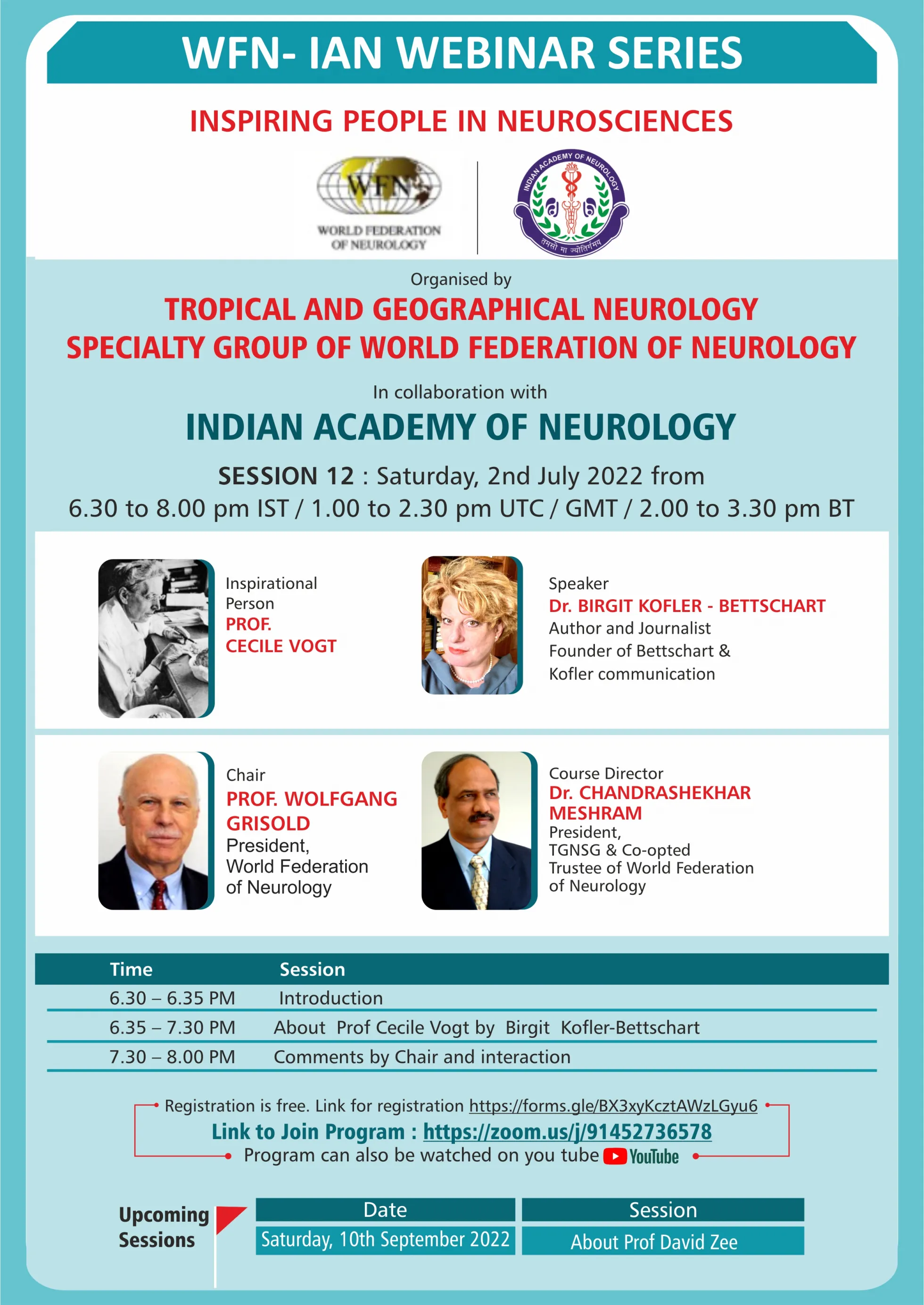 Inspiring people in Neurosciences