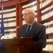 Wolfgang Grisold addressing Italy Chamber of Depiuties
