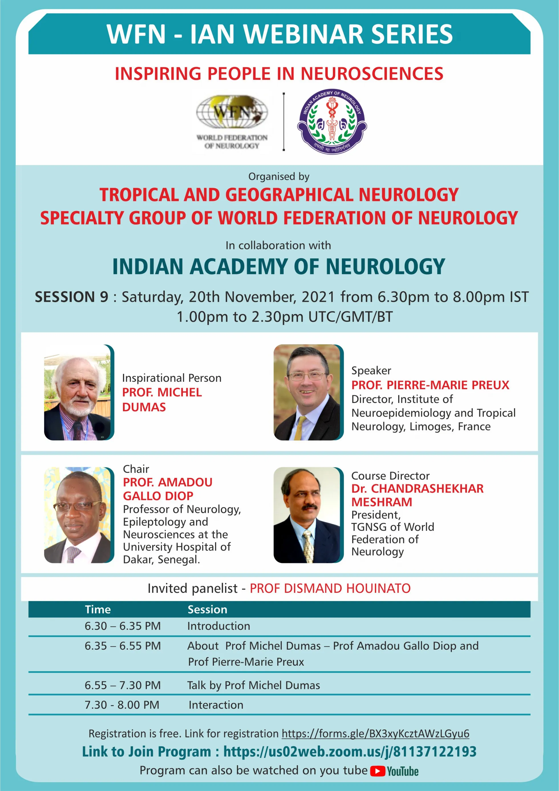 Inspiring people in Neurosciences 20 Neovember 2021
