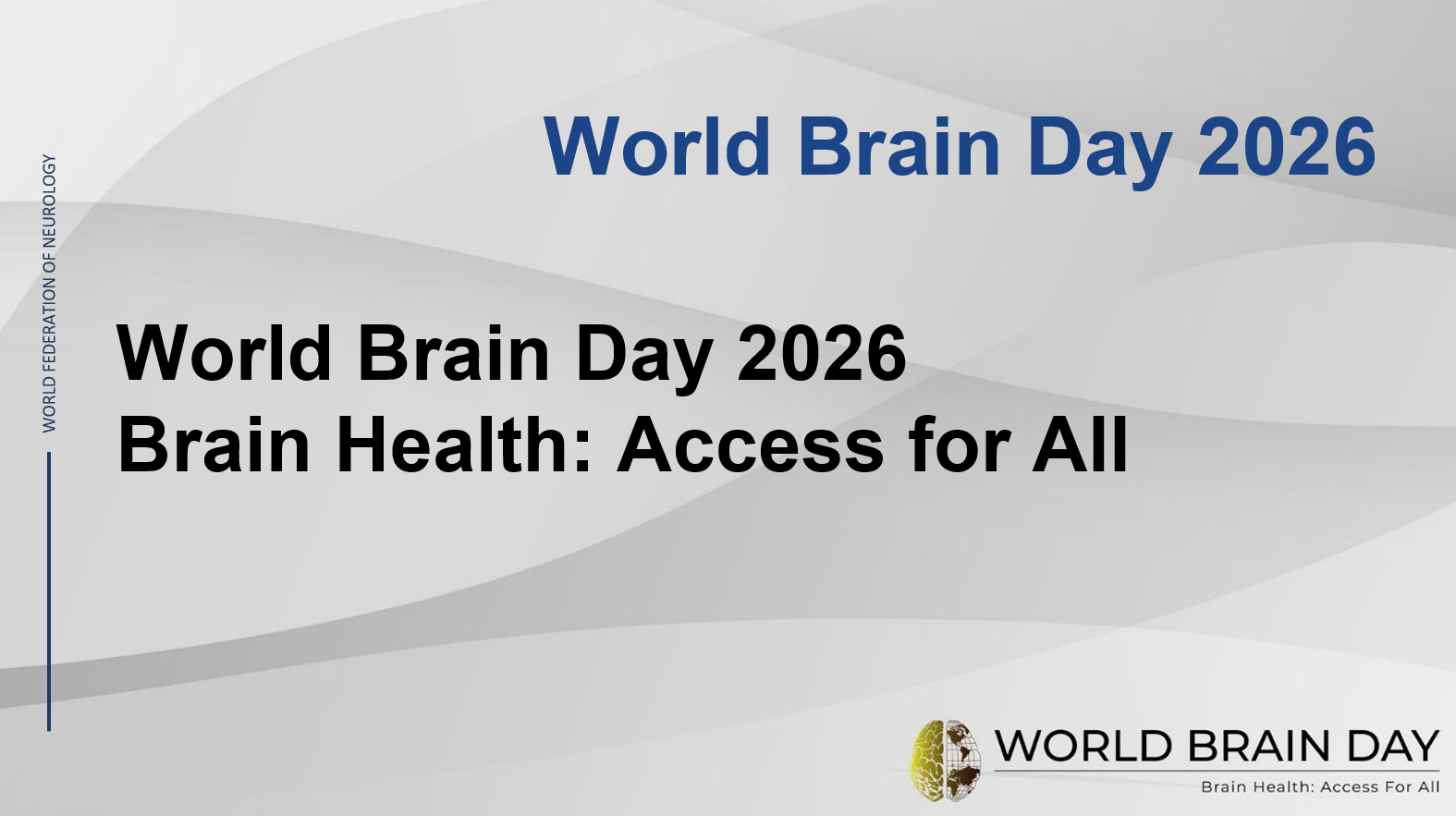 World Brain Day 2026 Slide Deck