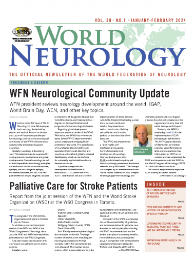 World Neurology: January-February 2024, Volume 39, No. 1