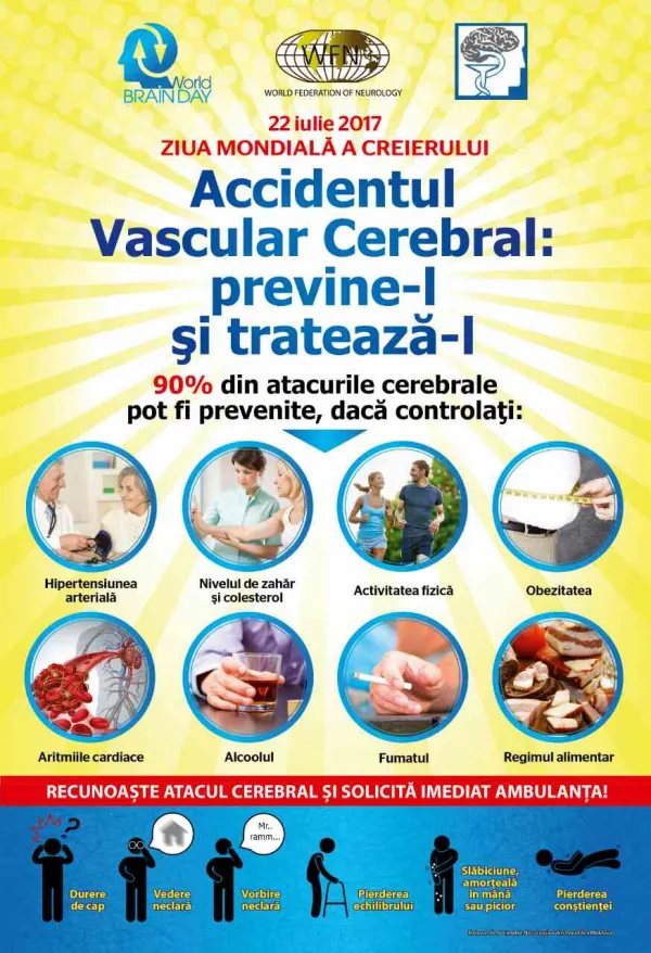 World Brain Day 2017 Poster (Moldavian version)