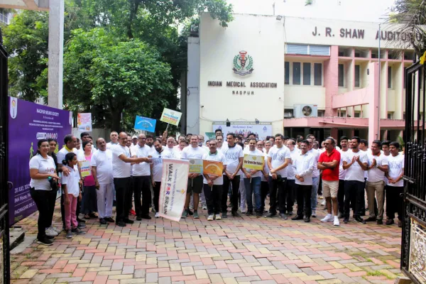 WBD2025 India Dr Meshram Flaging Off The Event